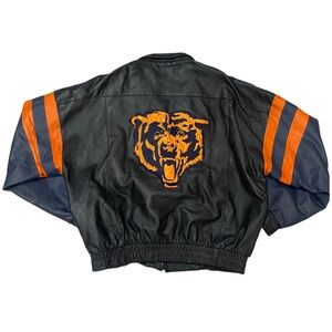 Pro player Chicago bears leather jacket